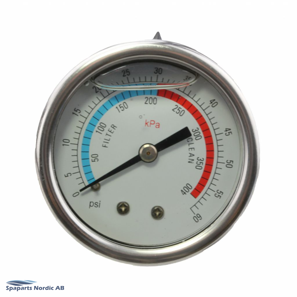 Manometer Oil pressure Gauge Spaparts Nordic AB