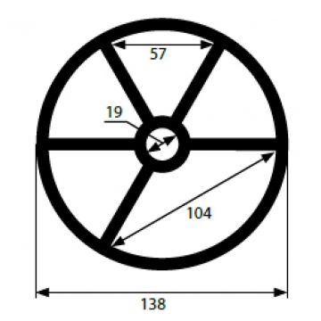 Hayward m.p. valve 5 spoke spider gasket 