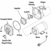 Impeller Waterway  HiFlo 3 HP Pump 48 Frame