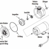 Impeller Waterway  HiFlo 3 HP Pump 48 Frame