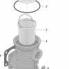 Lock till pumphus Pentair Sta-Rite S5P2R poolpump