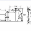 Hayward Variabel Speed Pool pump 230V, modell RS II VSTD