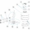 Transparent lock Astral Sandfilter inkl. O-ring