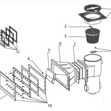 AQUAREVA Skimmer front