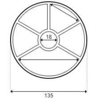 Komplett O-rings set för Astral sidomonterad  00597 Centralventil  