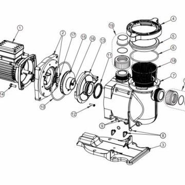 Pentair SuperFlo pump serie axeltätning