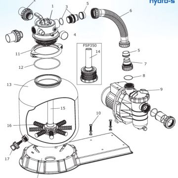 Hydro S pool filter
