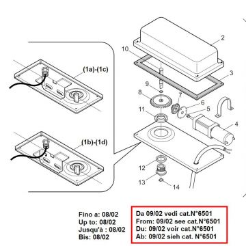 Kugg hjul motor J-Sha 