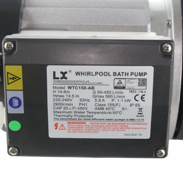 LX Whirlpool WTC 150 AB spapump