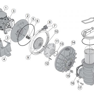 O-ring Sta-Rite 5P2R / S5P2R  pool pump