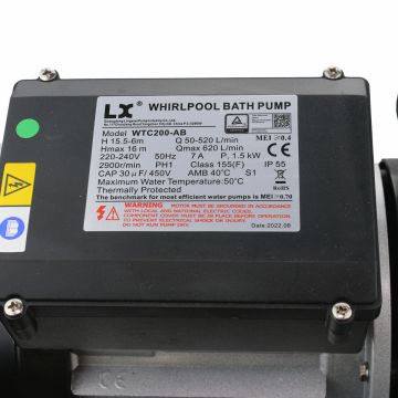 LX Whirlpool WTC 200  2,0 Hp spapump