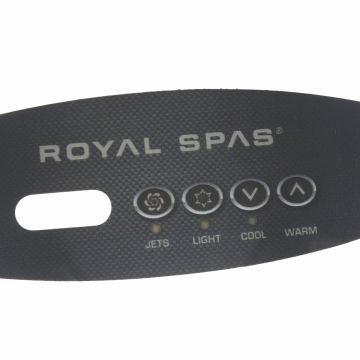 Royal Spa display etikett