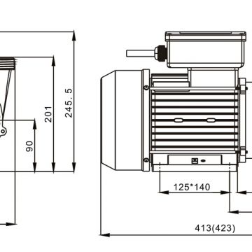 HDP Delta 1 hastighet spapump 