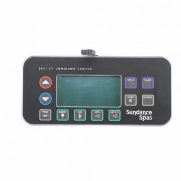 Current Version 1999 Sundance® Spas Marin Model Topside Control Panel 850 Series 1 or 2 Pump Jet Bu