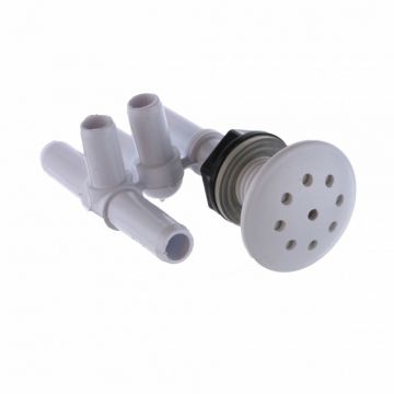 Air Injecter Pepper pot style (3-eighth) WHITE