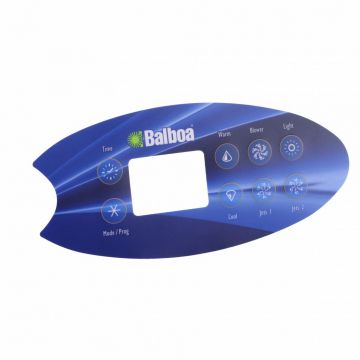 Balboa VL 802D displayetikett 