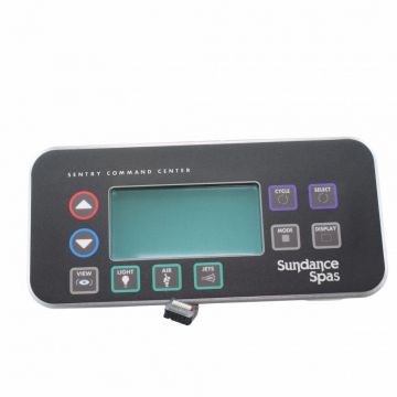 Current Version 1997 Sundance® Spas Capri Model Topside Control Panel 850 Series 