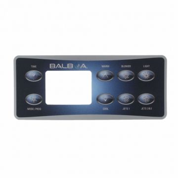 Balboa VL 801D displayetikett