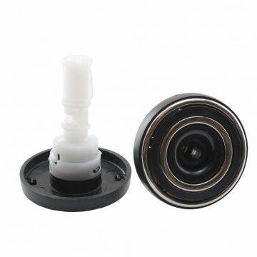 Munstycke 58 mm (diameter front) Krom / Svart Riktbar