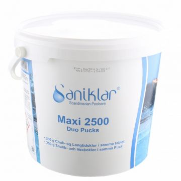 Saniklar Maxi 2500 Duo Pucks 250 Gram 5 KG