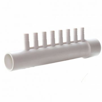 Sundance Spa 8 Port PVC Air Manifold 3/8 Barb x 1 Inch Spg x 1 Inch Slip 