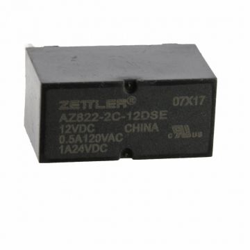 Zettler Kretskort-relä 12 V/DC 2 A 2 switch 